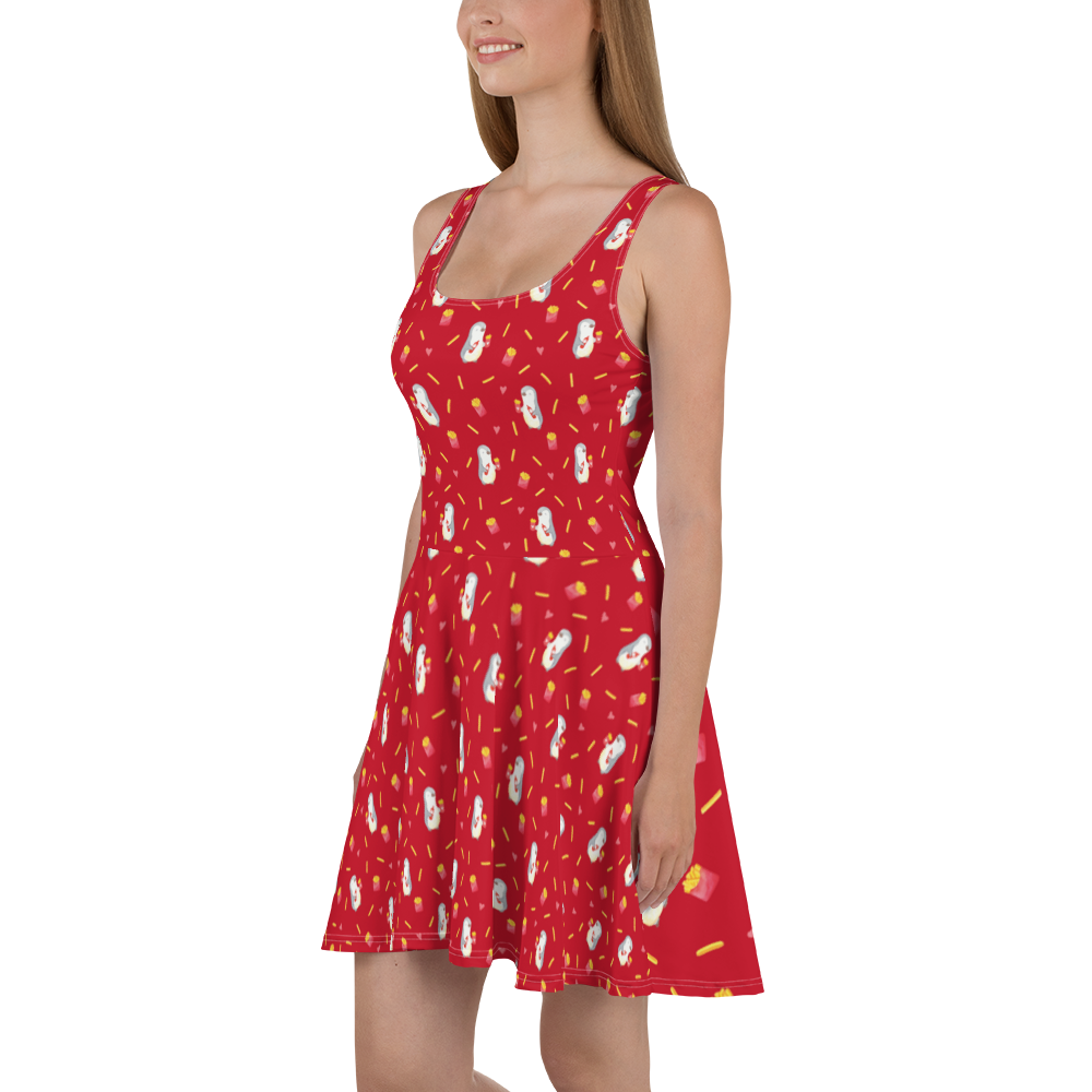 Sommerkleid Pinguin Pommes Sommerkleid, Kleid, Skaterkleid, Liebe, Partner, Freund, Freundin, Ehemann, Ehefrau, Heiraten, Verlobung, Heiratsantrag, Liebesgeschenk, Jahrestag, Hocheitstag, Valentinstag, Geschenk für Frauen, Hochzeitstag, Mitbringsel, Geschenk für Freundin, Geschenk für Partner, Liebesbeweis, für Männer, für Ehemann