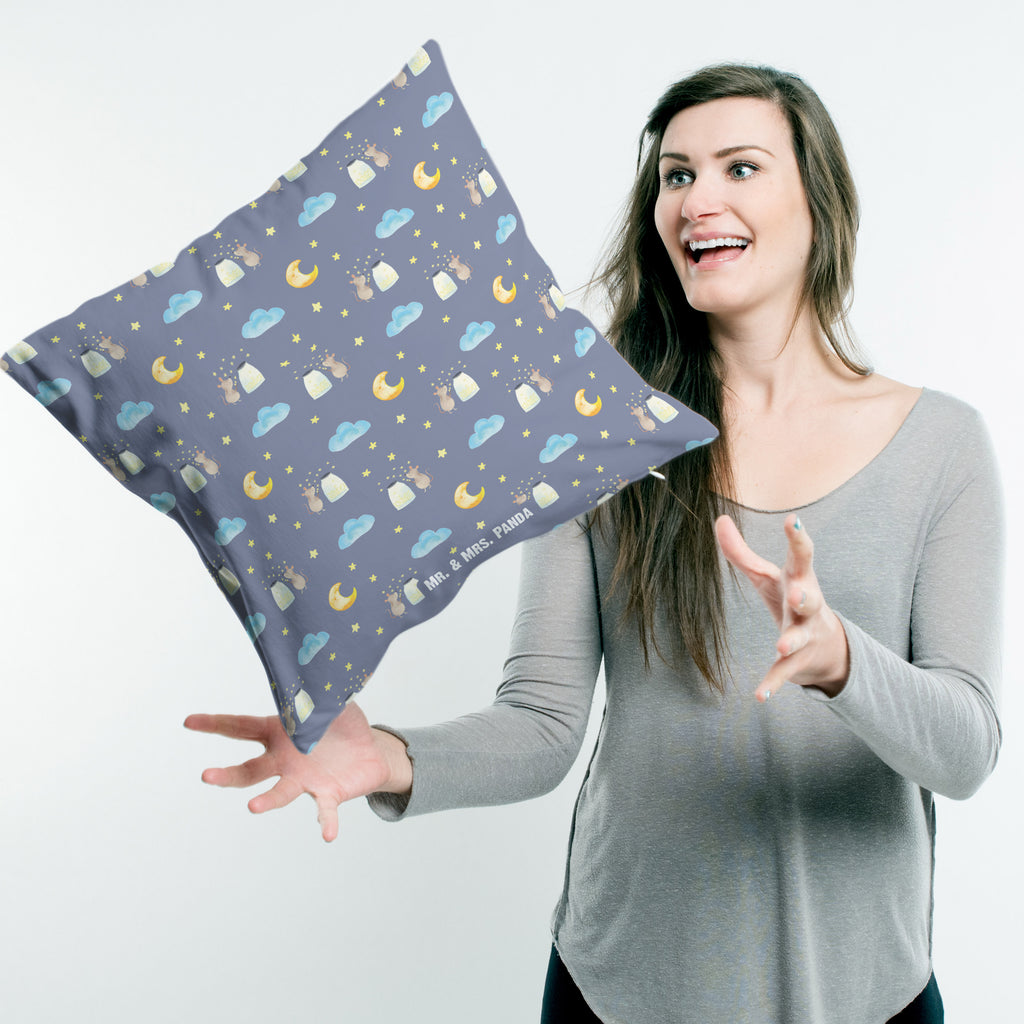 40x40 Kissen Maus Sterne Kissenhülle, Kopfkissen, Sofakissen, Dekokissen, Motivkissen, Tiermotive, Gute Laune, lustige Sprüche, Tiere, Maus, Sterne, Wunsch, Kind, Taufe, Taufgeschenk, Geburt, Schwangerschaft, erstes Kind, Kindergeburtstag, Geburtstag, Hoffnung, Träume