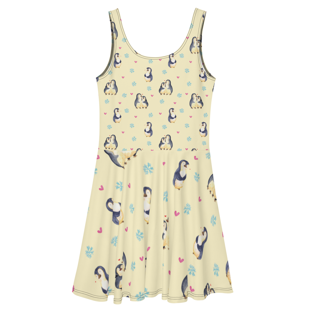 Sommerkleid Pinguin umarmend Sommerkleid, Kleid, Skaterkleid, Pinguin, Liebe, Liebespaar, Liebesbeweis, Liebesgeschenk, Verlobung, Jahrestag, Hochzeitstag, Hochzeit, Hochzeitsgeschenk