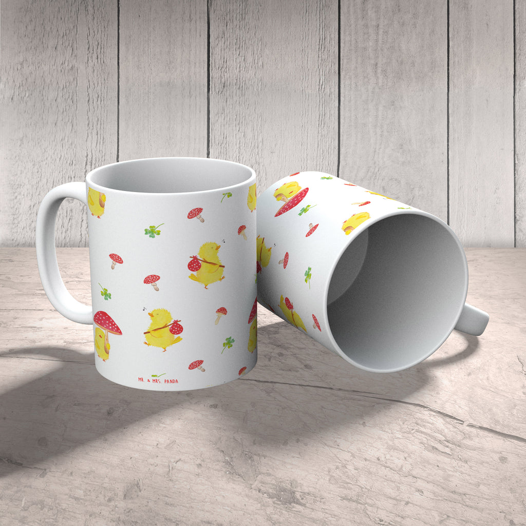 Tasse Küken Fliegenpilz Küken, Ostern, Fliegenpilz, Glückspilz, Frohe Ostern, Ostergrüße,  Becher, Kaffeetasse, Kaffeebecher, Tee, Frühstück, Büro  Ostern, Osterhase, Ostergeschenke, Osternest, Osterdeko, Geschenk zu Ostern