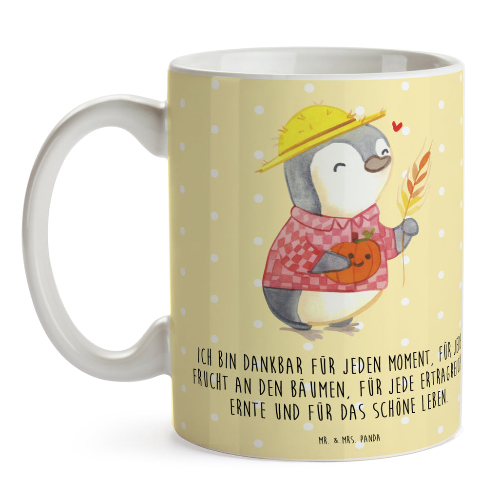 Tasse Erntedankfest Pinguin