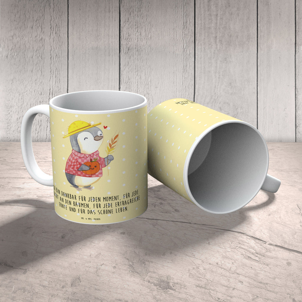 Tasse Erntedankfest Pinguin
