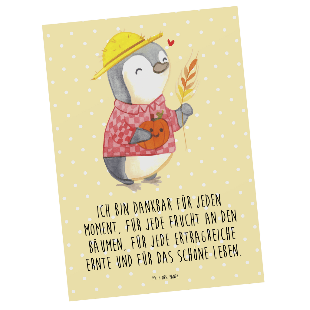 Postkarte Erntedankfest Pinguin Geschenkkarte, Grußkarte, Karte, Einladung, Ansichtskarte, Geburtstagskarte, Einladungskarte, Erntedank, Erntedankfest, Erntedank 2023, Erntedank Kindergarten, Erntedankspruch, Erntedank Sprüche, Erntedankfest deko, Erntedank Deko, Erntedank mit Kindern, Thanksgiving, Kürbis, Dankbarkeits Spruch, Herbst Motiv