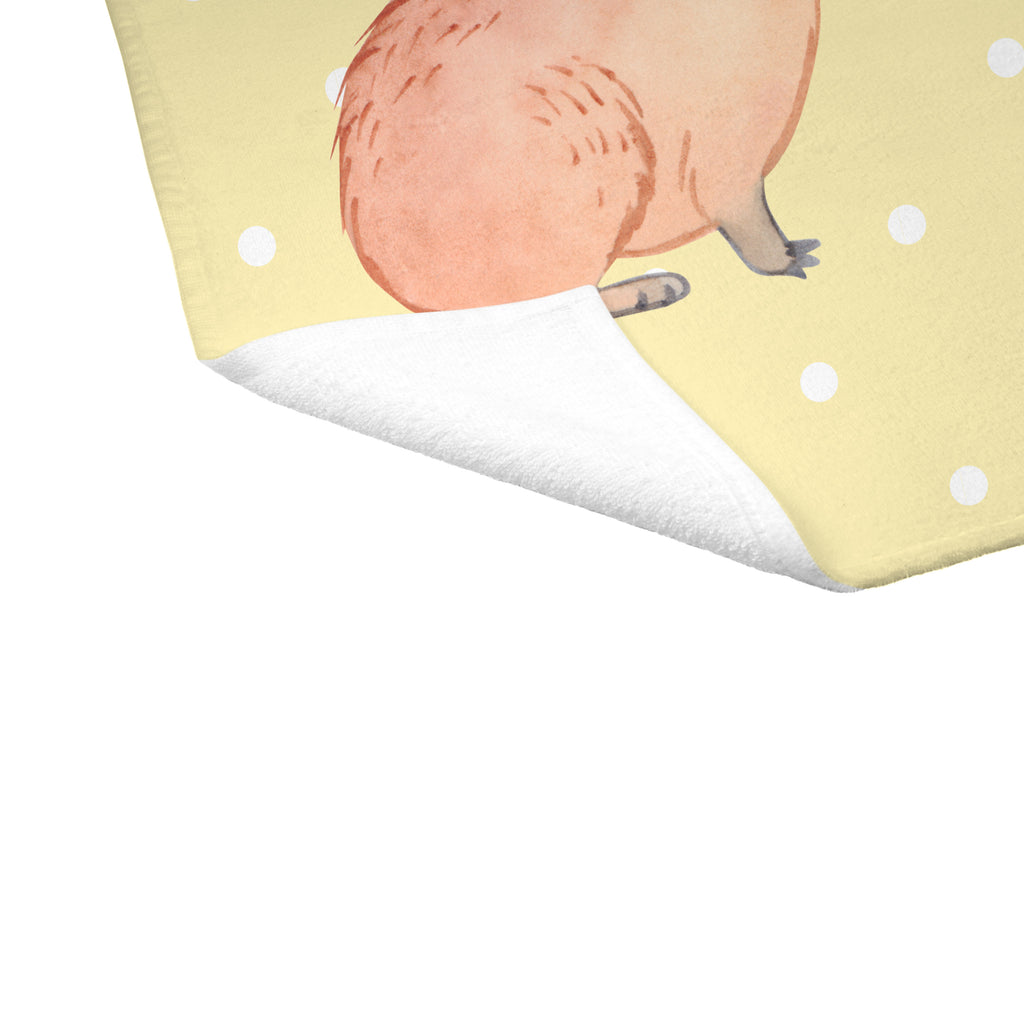 Gäste Handtuch Capybara Blume