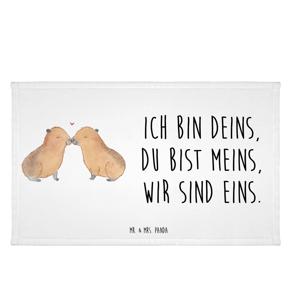Gäste Handtuch Capybara Liebe