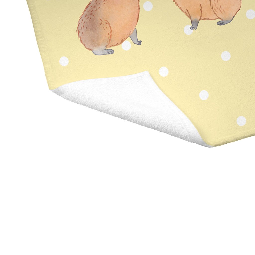 Gäste Handtuch Capybara Liebe