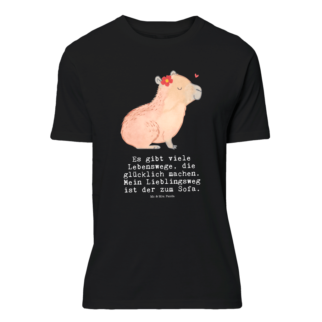 Größe XXL T-Shirt Capybara Blume
