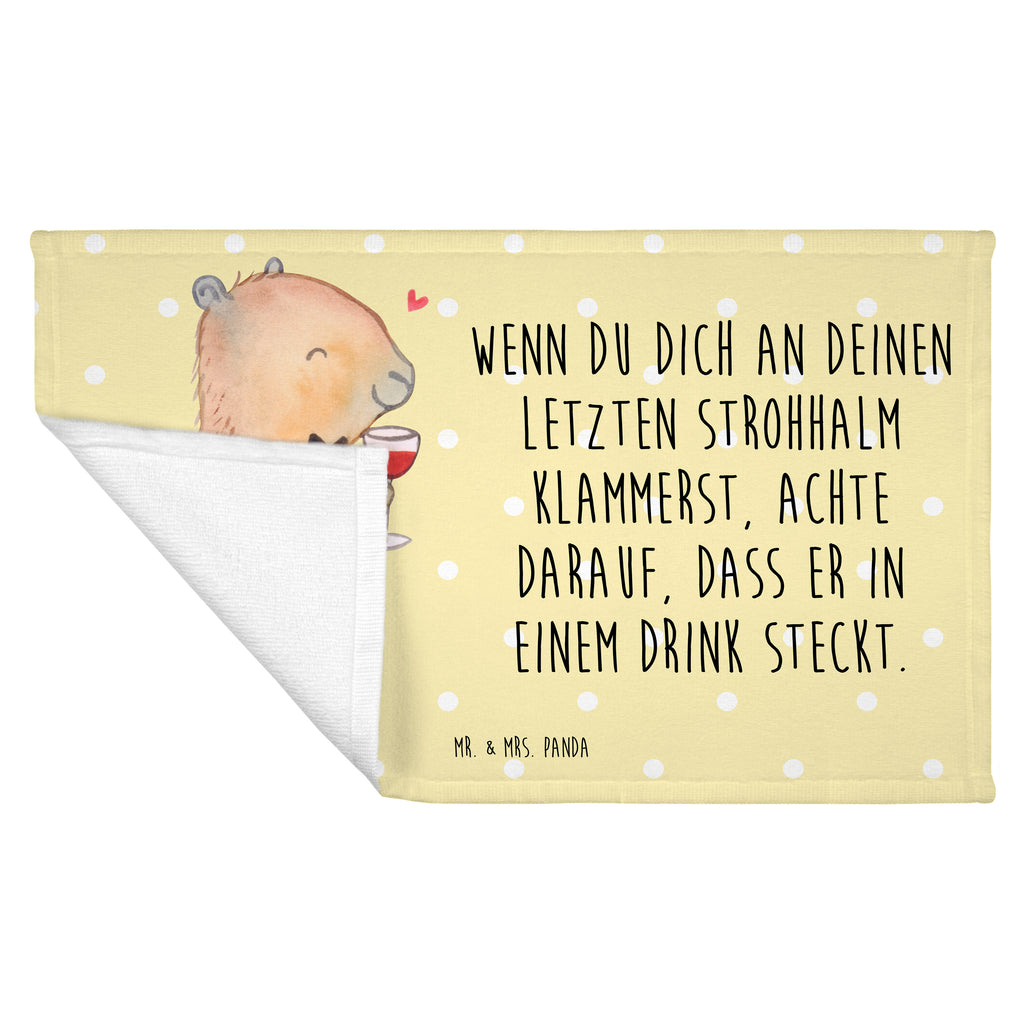 Gäste Handtuch Capybara Wein