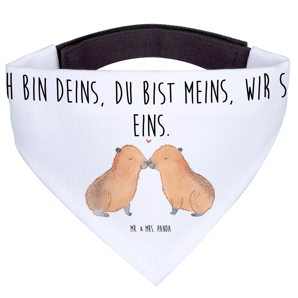 Hundehalstuch L Capybara Liebe