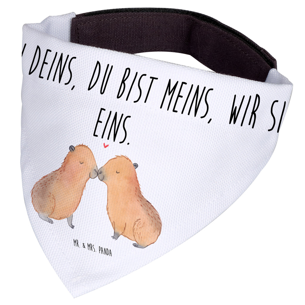 Hundehalstuch L Capybara Liebe