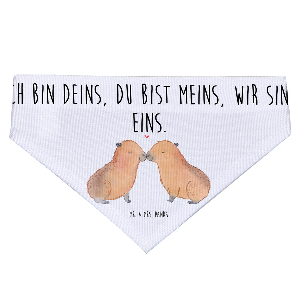 Hundehalstuch L Capybara Liebe