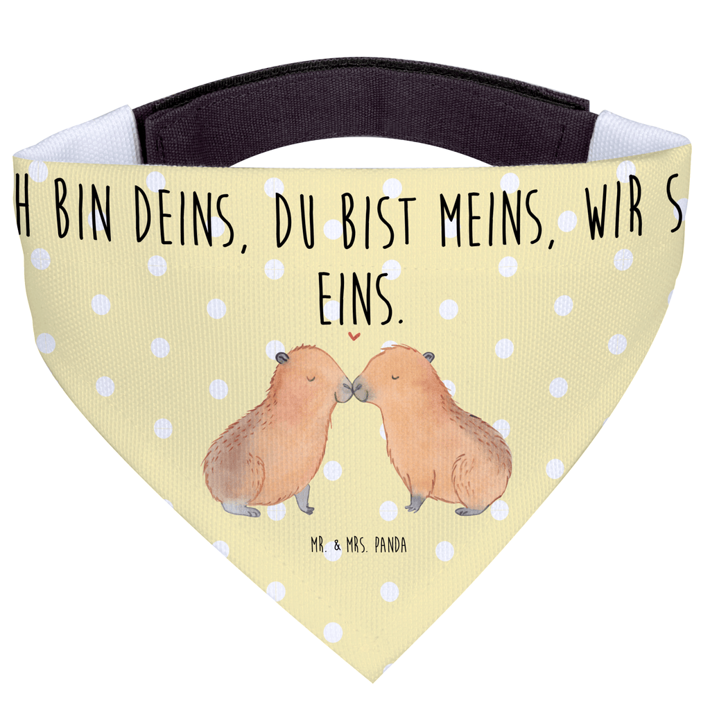Hundehalstuch L Capybara Liebe