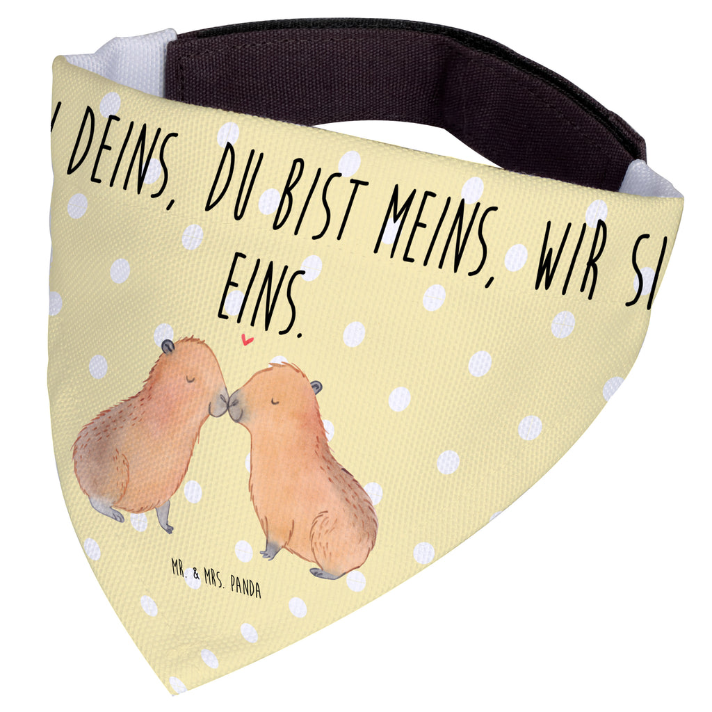 Hundehalstuch L Capybara Liebe