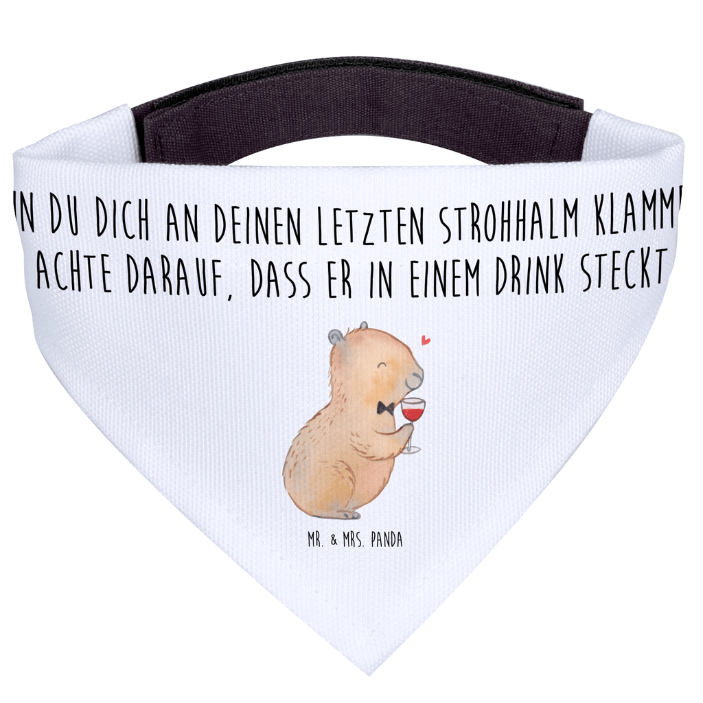 Hundehalstuch L Capybara Wein