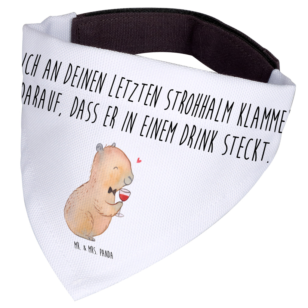 Hundehalstuch L Capybara Wein