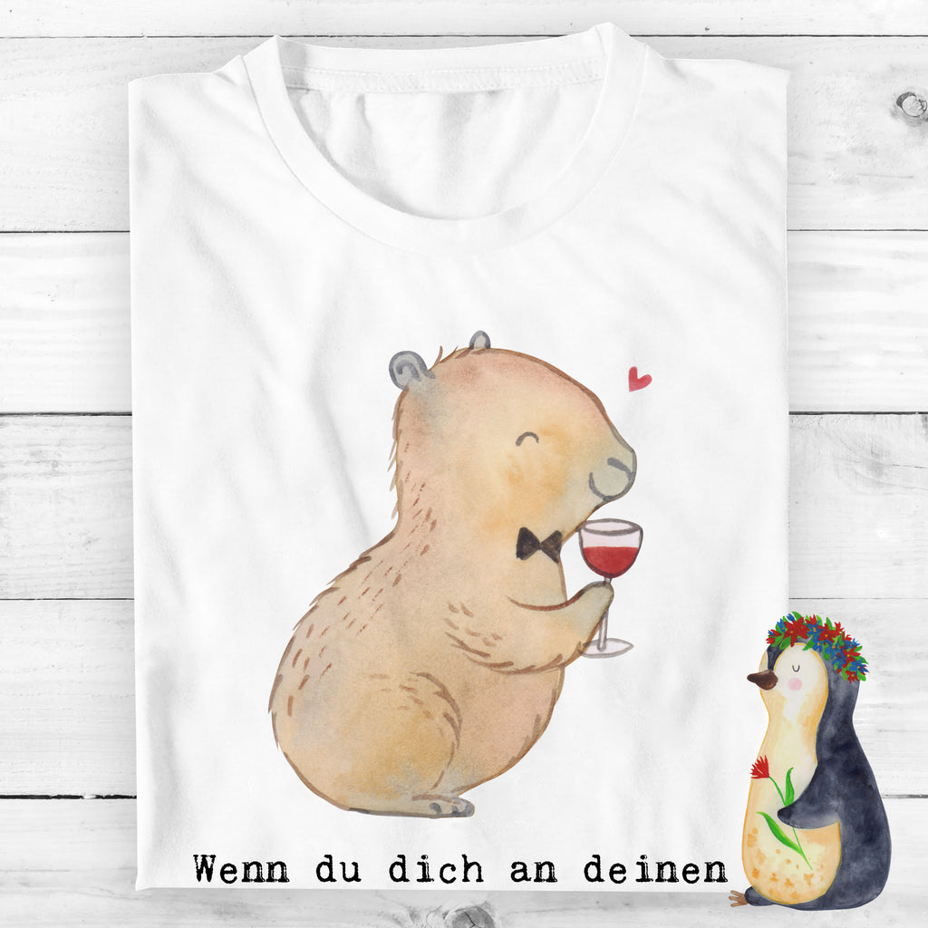 Größe XXL T-Shirt Capybara Wein