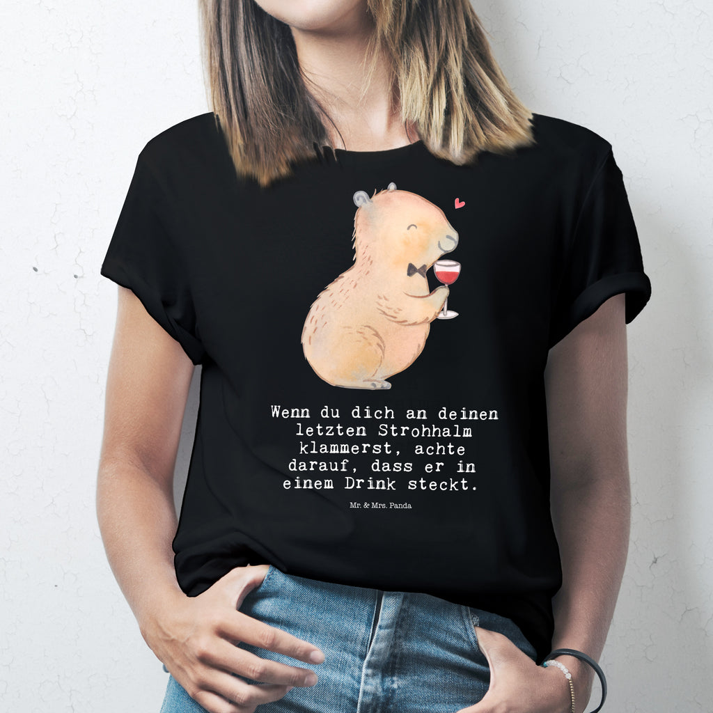 Größe XXL T-Shirt Capybara Wein