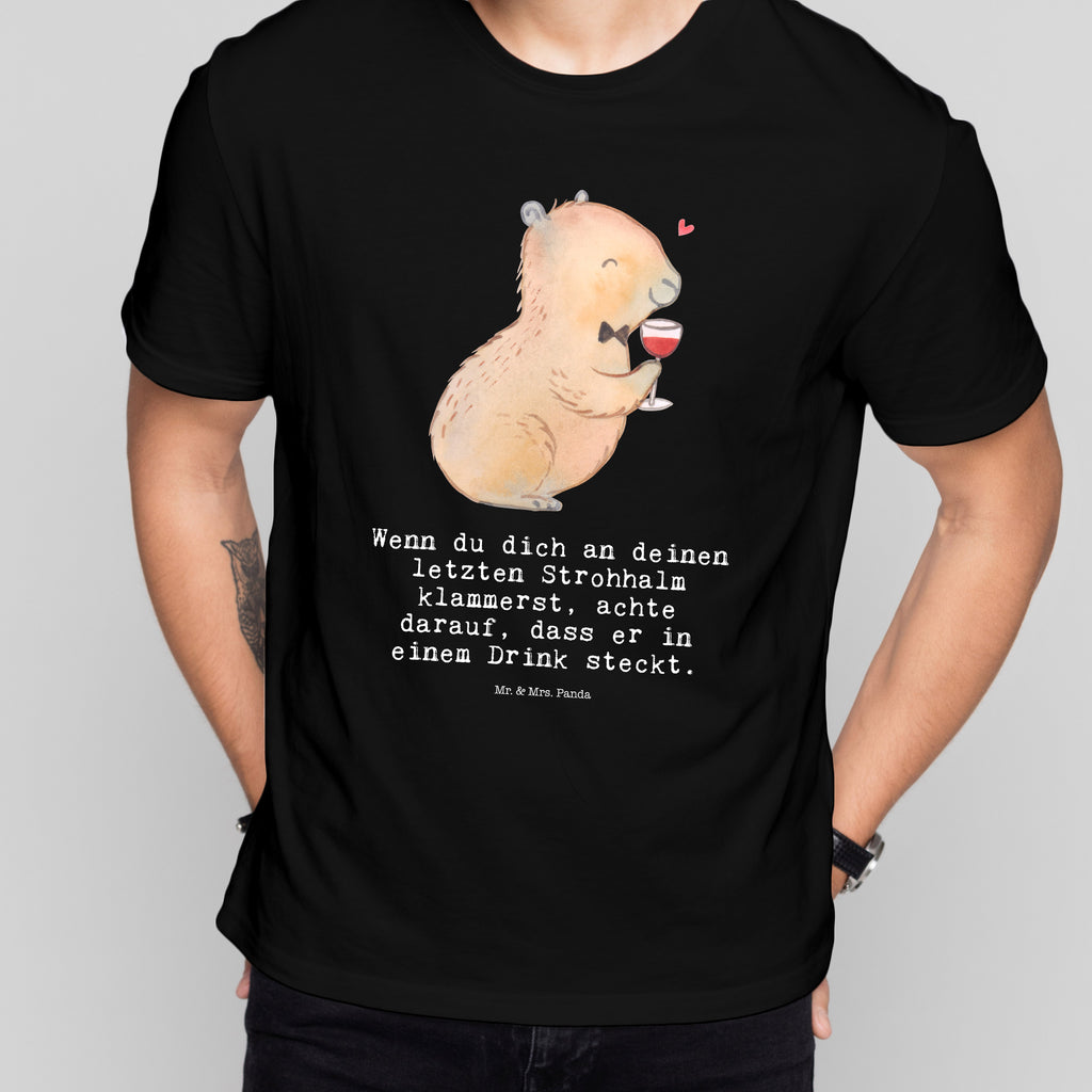 Größe XXL T-Shirt Capybara Wein