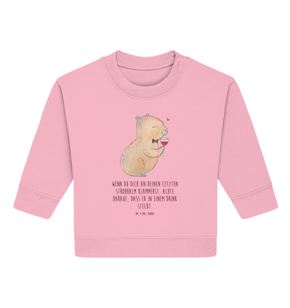 Organic Baby Pullover Capybara Wein