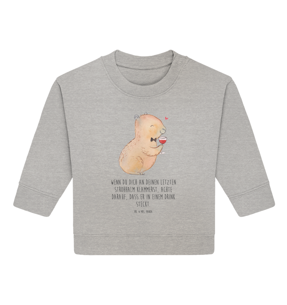 Organic Baby Pullover Capybara Wein