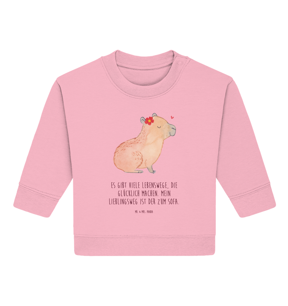 Organic Baby Pullover Capybara Blume