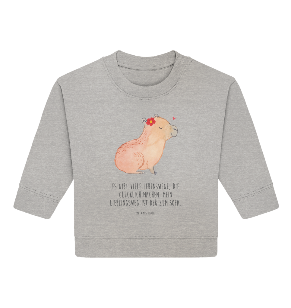 Organic Baby Pullover Capybara Blume