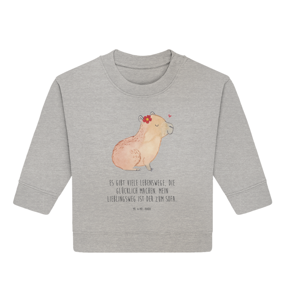 Organic Baby Pullover Capybara Blume