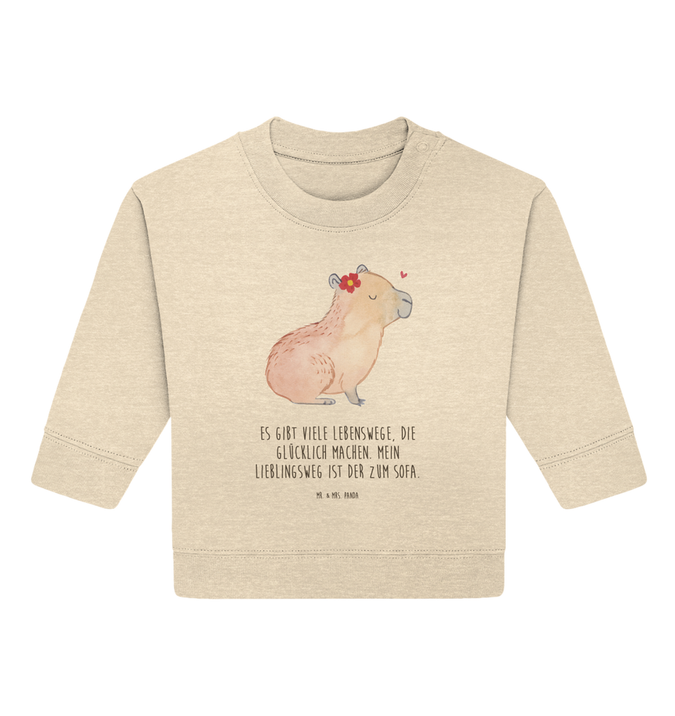 Organic Baby Pullover Capybara Blume