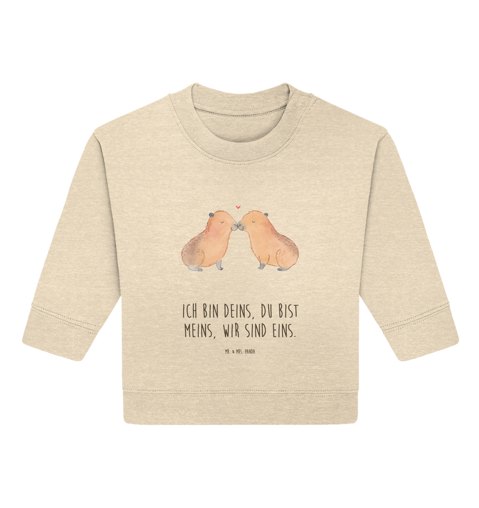 Organic Baby Pullover Capybara Liebe