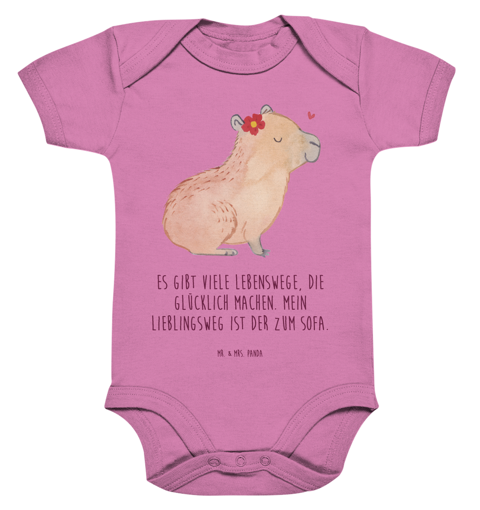 Organic Baby Body Capybara Blume