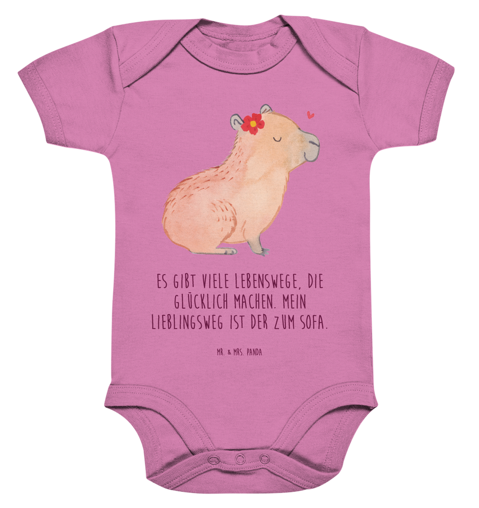 Organic Baby Body Capybara Blume