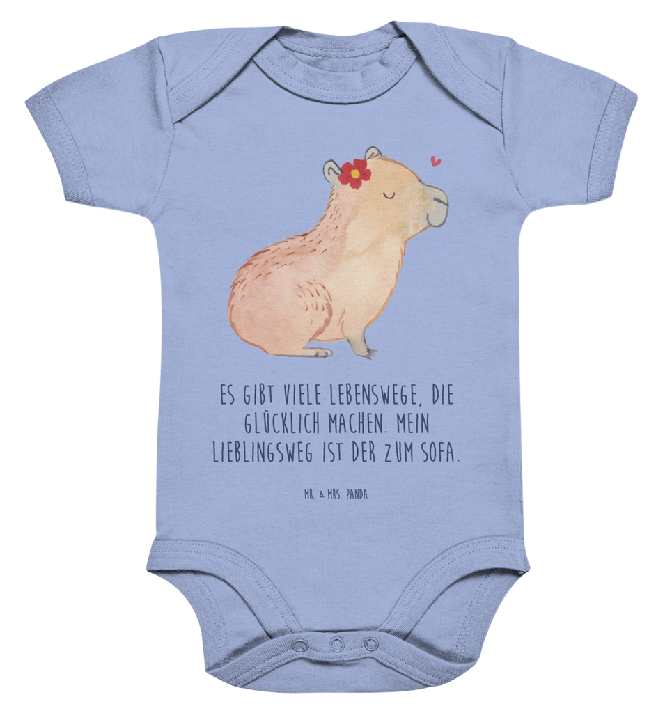 Organic Baby Body Capybara Blume