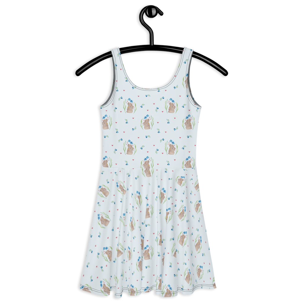 Sommerkleid Hase Blume Sommerkleid, Kleid, Skaterkleid, Ostern, Osterhase, Ostergeschenke, Osternest, Osterdeko, Geschenk zu Ostern, Hase, Kaninchen, Kind, Taufe, Taufgeschenk, Geburt, Schwangerschaft, erstes Kind, Kindergeburtstag, Geburtstag, Hoffnung, Träume