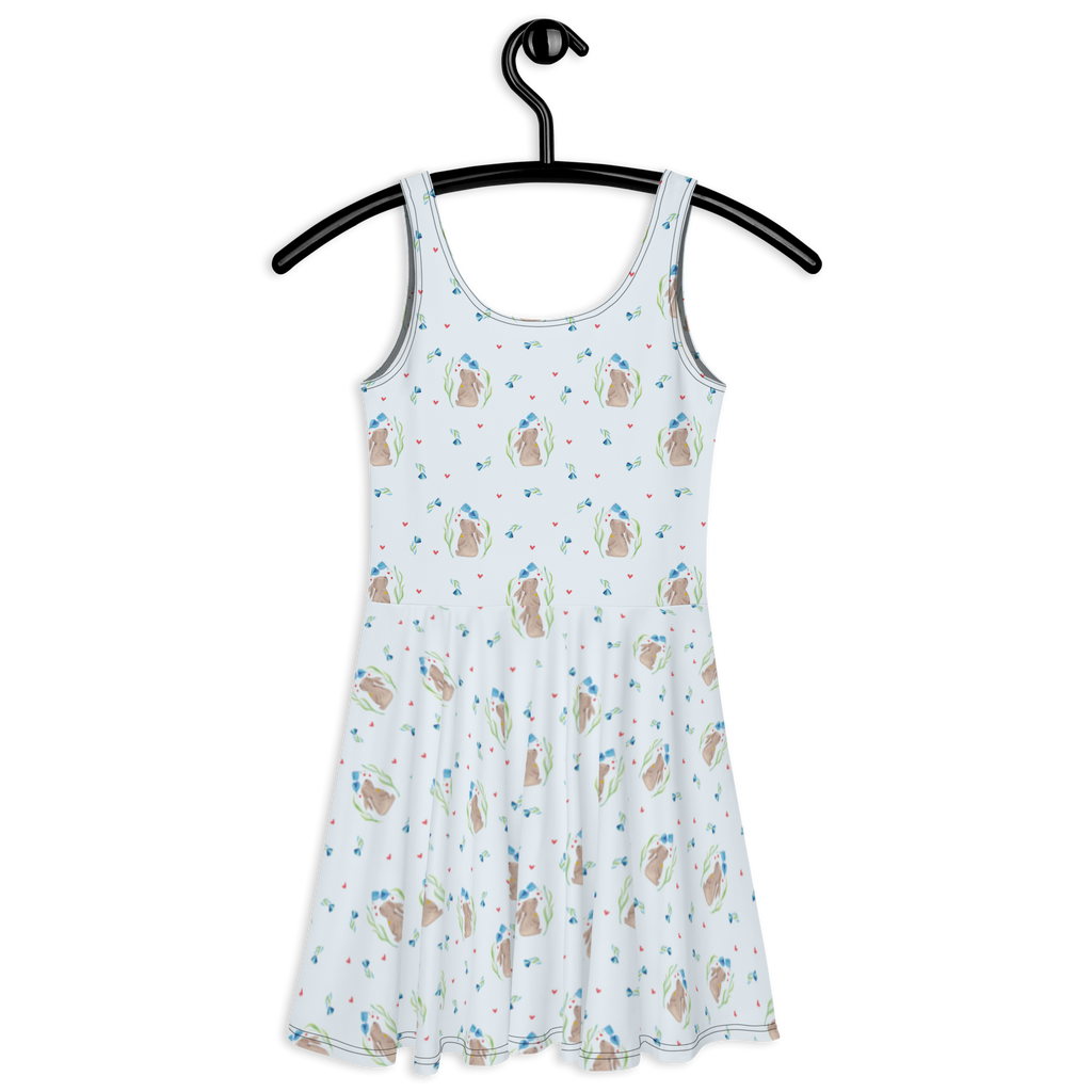 Sommerkleid Hase Blume Sommerkleid, Kleid, Skaterkleid, Ostern, Osterhase, Ostergeschenke, Osternest, Osterdeko, Geschenk zu Ostern, Hase, Kaninchen, Kind, Taufe, Taufgeschenk, Geburt, Schwangerschaft, erstes Kind, Kindergeburtstag, Geburtstag, Hoffnung, Träume