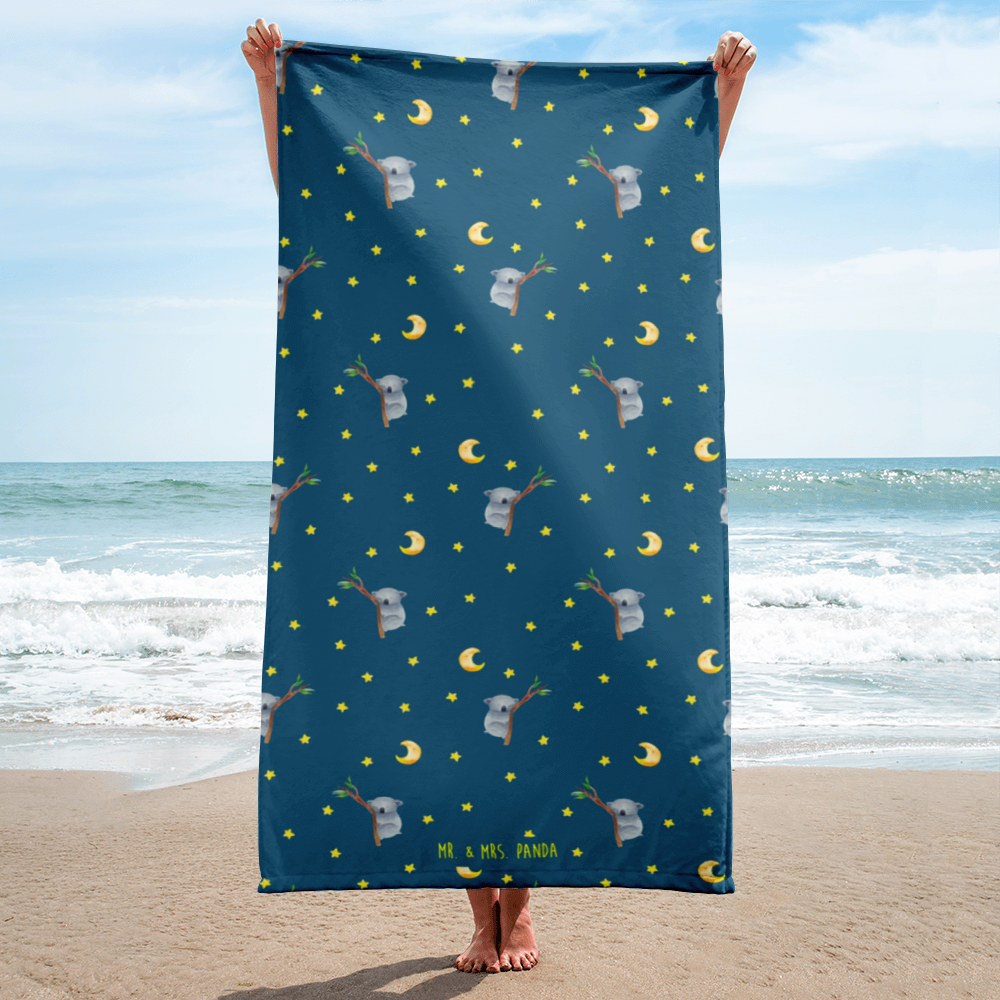 XL Badehandtuch Koalabär Handtuch, Badetuch, Duschtuch, Strandtuch, Saunatuch, Tiermotive, Gute Laune, lustige Sprüche, Tiere, Koala, träumen, Traum, schlafen, Schlafzimmer, Traumland, Bär, Koalabär
