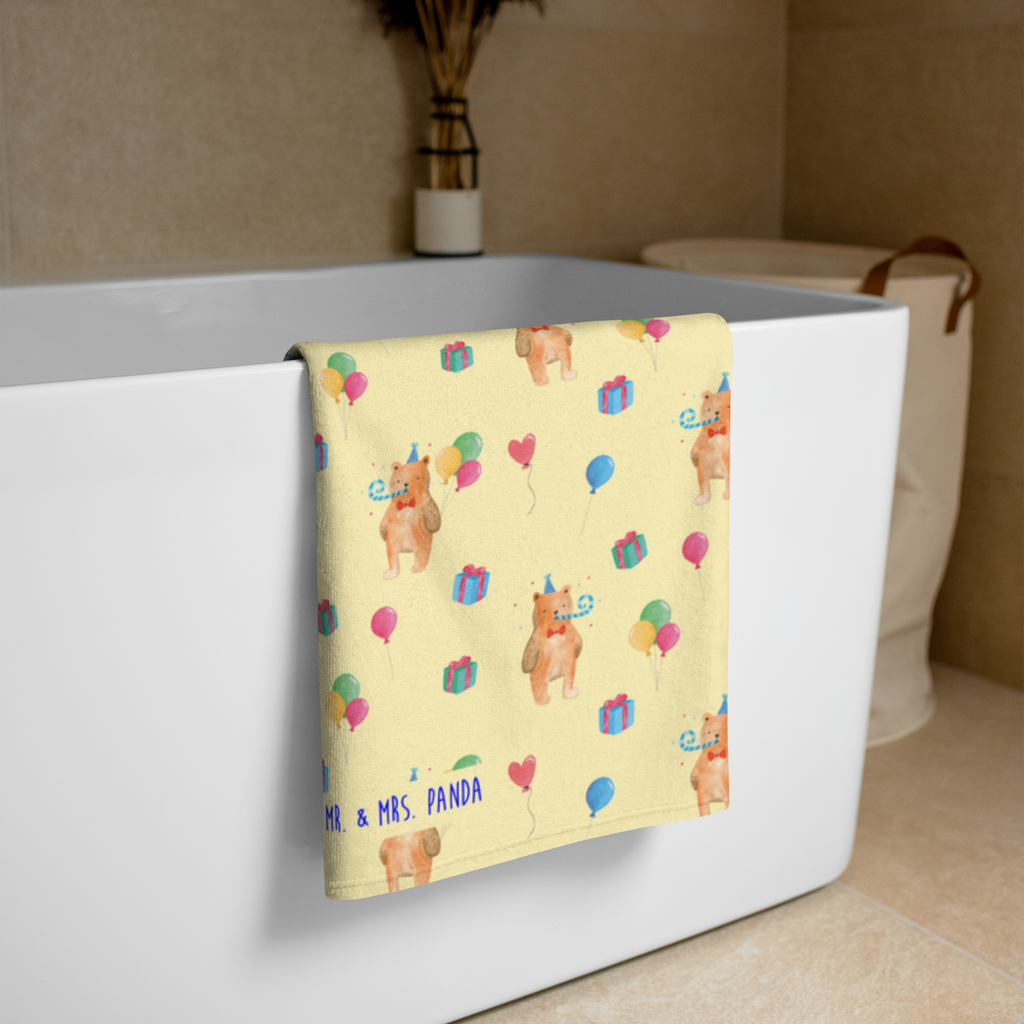 XL Badehandtuch Birthday Bär Handtuch, Badetuch, Duschtuch, Strandtuch, Saunatuch, Bär, Teddy, Teddybär, Happy Birthday, Alles Gute, Glückwunsch, Geburtstag