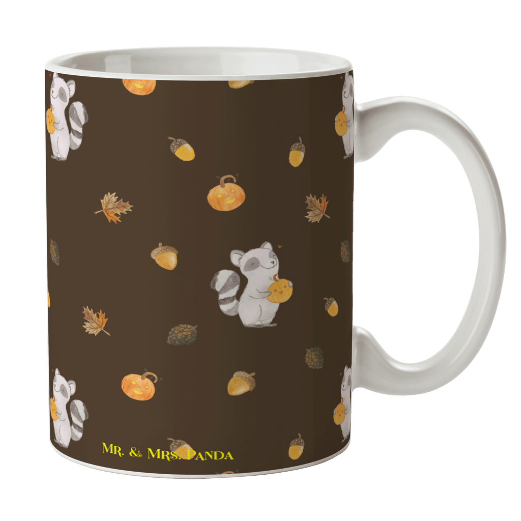 Tasse Waschbär Kürbis