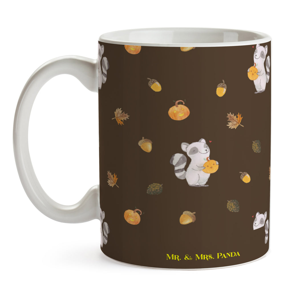 Tasse Waschbär Kürbis