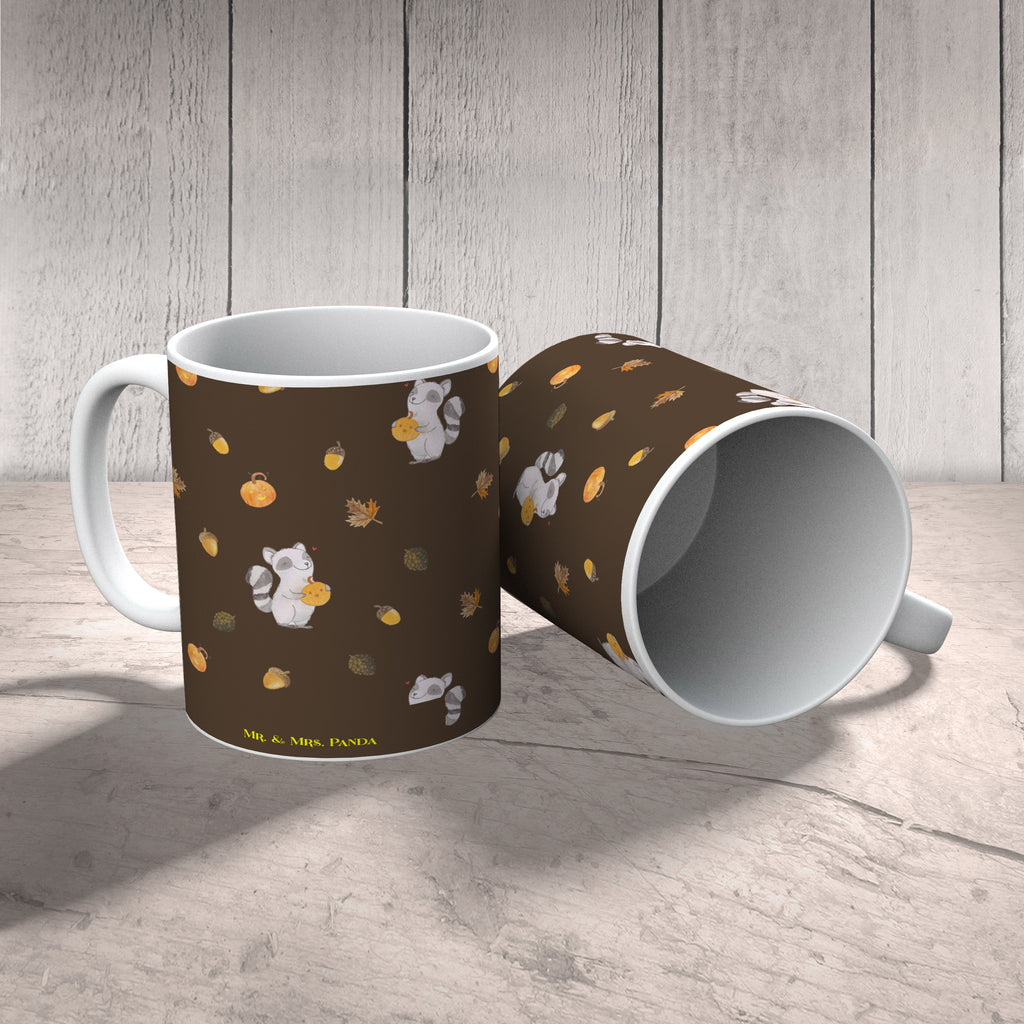 Tasse Waschbär Kürbis