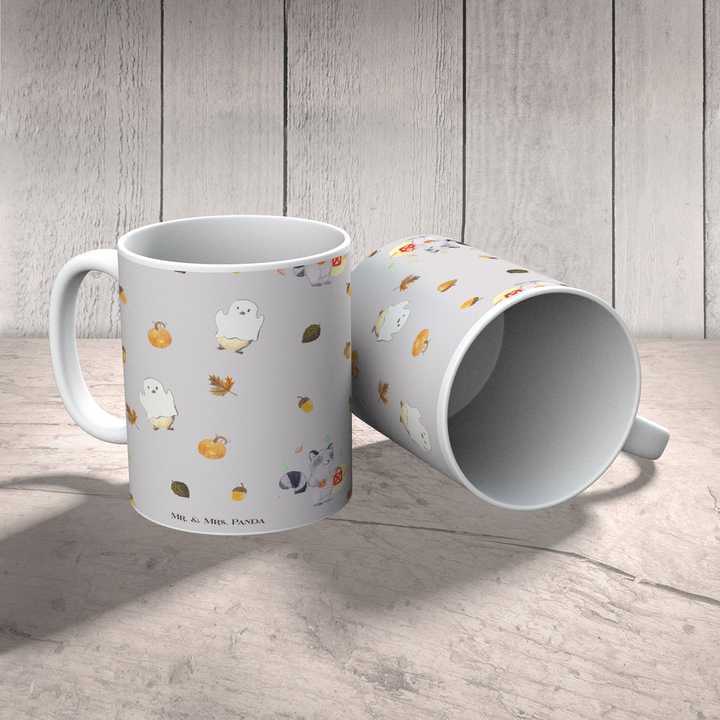 Tasse Waschbär Laterne