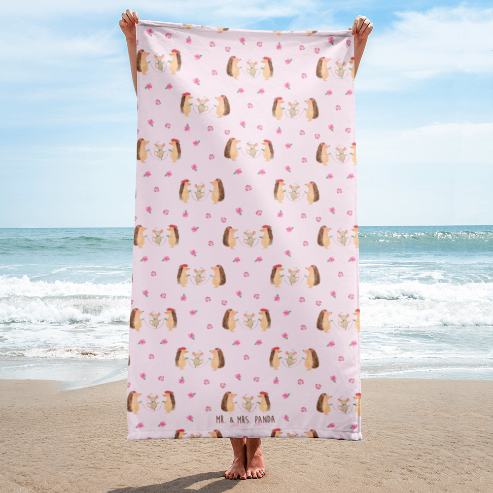 XL Badehandtuch Igel Seilhüpfen Handtuch, Badetuch, Duschtuch, Strandtuch, Saunatuch, Tiermotive, Gute Laune, lustige Sprüche, Tiere, Igel, Maus, Seilspringen, Seilhüpfen, Kinder, Kindergarten