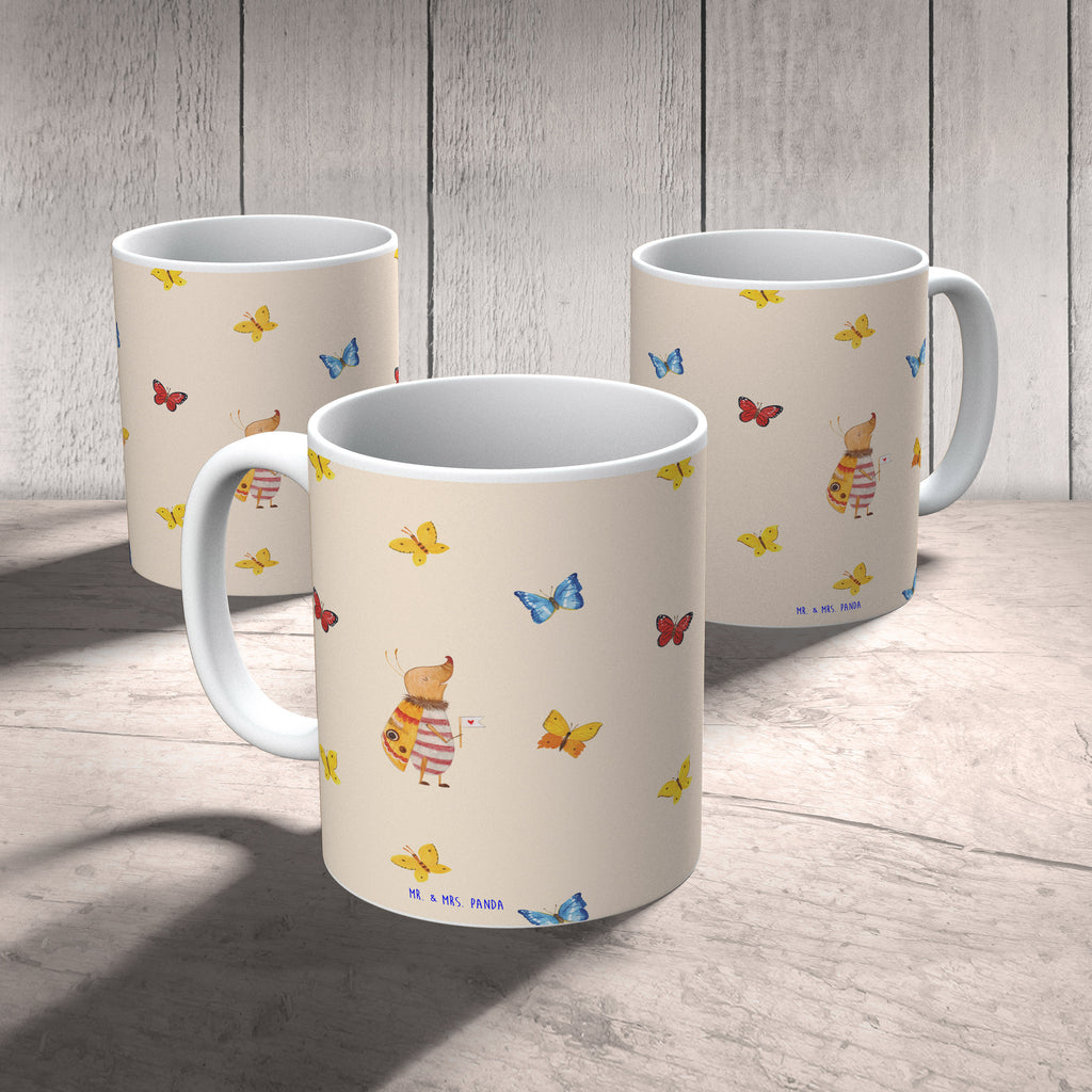 Tasse Nachtfalter mit Fähnchen