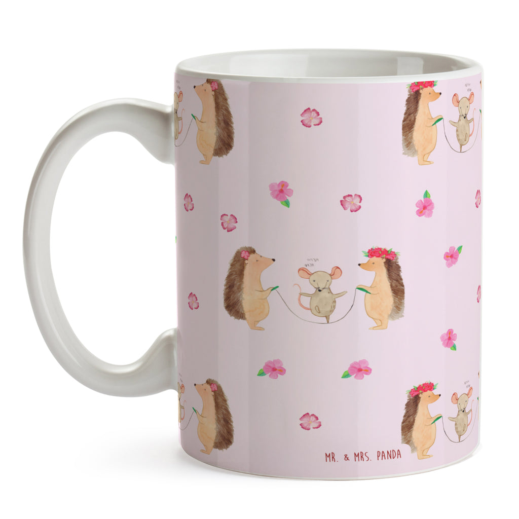 Tasse Igel Seilhüpfen