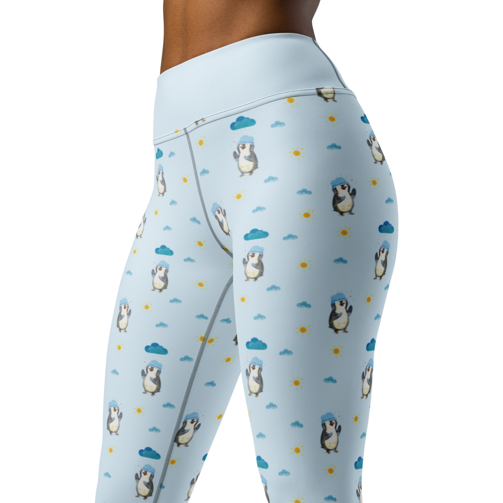 Yogahose Pinguin duscht Yogapants, Yogaleggings, Yogaleggins, Yogahose Damen, Yogahose, Frauen, Yogahose Mädchen, Yogahose Kinder, Yogahose Herren, Yogahose Männer, Pinguin, Pinguine, Dusche, duschen, Lebensmotto, Motivation, Neustart, Neuanfang, glücklich sein