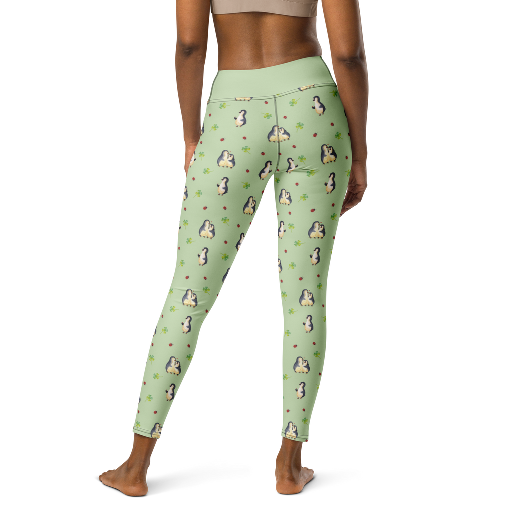 Yogahose Pinguin Marienkäfer Yogapants, Yogaleggings, Yogaleggins, Yogahose Damen, Yogahose, Frauen, Yogahose Mädchen, Yogahose Kinder, Yogahose Herren, Yogahose Männer, Pinguin, Pinguine, Marienkäfer, Liebe, Wunder, Glück, Freude, Lebensfreude