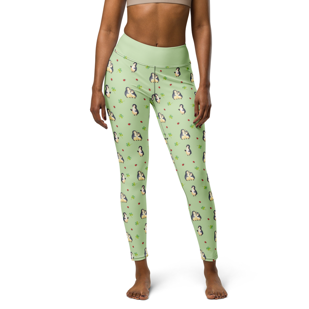 Yogahose Pinguin Marienkäfer Yogapants, Yogaleggings, Yogaleggins, Yogahose Damen, Yogahose, Frauen, Yogahose Mädchen, Yogahose Kinder, Yogahose Herren, Yogahose Männer, Pinguin, Pinguine, Marienkäfer, Liebe, Wunder, Glück, Freude, Lebensfreude