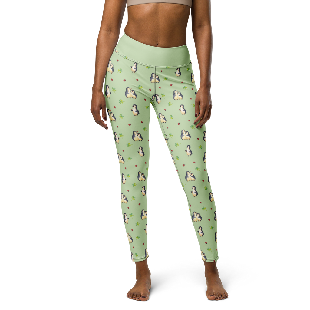 Yogahose Pinguin Marienkäfer Yogapants, Yogaleggings, Yogaleggins, Yogahose Damen, Yogahose, Frauen, Yogahose Mädchen, Yogahose Kinder, Yogahose Herren, Yogahose Männer, Pinguin, Pinguine, Marienkäfer, Liebe, Wunder, Glück, Freude, Lebensfreude