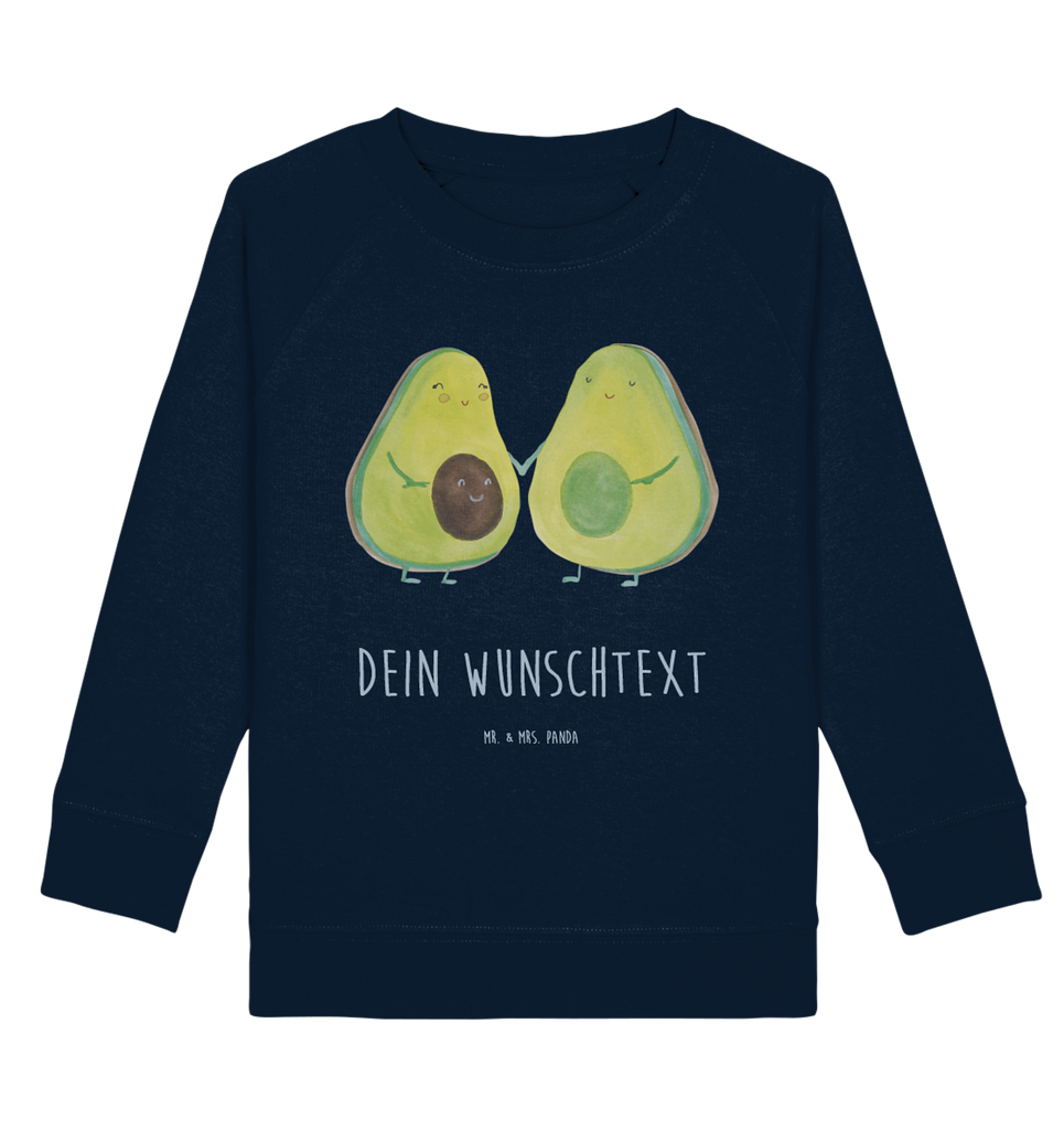 Personalisierter Kinder Pullover Avocado Pärchen