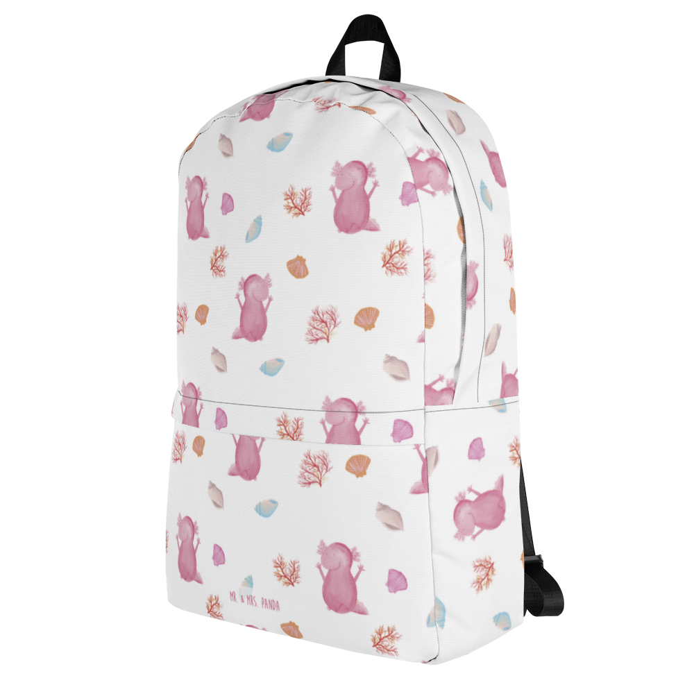 Rucksack Axolotl Hurra Rucksack, Laptoprucksack, Notebookrucksack, Schulrucksack für Laptop, Arbeitsrucksack für Laptop, Reiserucksack für Laptop, Rucksack für Alltag, Rucksack für Schule, Rucksack für Uni, Rucksack für Notebook, Rucksack für Computer, wetterfester Rucksack, regenfester Rucksack, strapazierfähiger Rucksack, Axolotl, Molch, Axolot, Schwanzlurch, Lurch, Lurche, fröhlich, Spaß, Freude, Motivation, Zufriedenheit