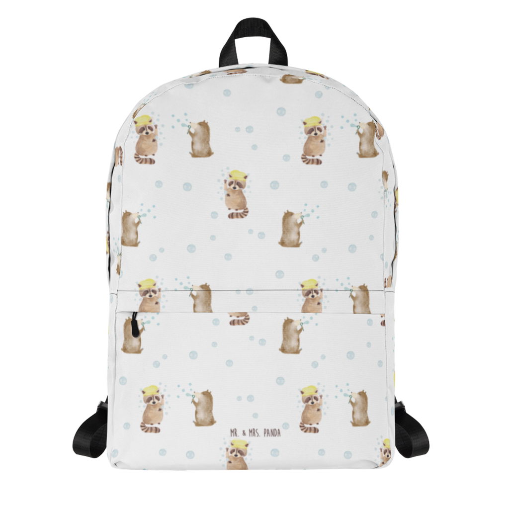 Rucksack Waschbär Rucksack, Laptoprucksack, Notebookrucksack, Schulrucksack für Laptop, Arbeitsrucksack für Laptop, Reiserucksack für Laptop, Rucksack für Alltag, Rucksack für Schule, Rucksack für Uni, Rucksack für Notebook, Rucksack für Computer, wetterfester Rucksack, regenfester Rucksack, strapazierfähiger Rucksack, Tiermotive, Gute Laune, lustige Sprüche, Tiere, Waschbär, Tagträumen, Plan, Fröhlich, waschen, Seifenblasen